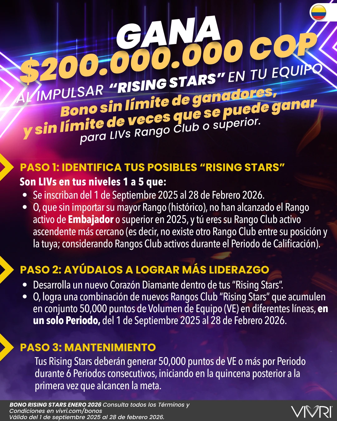 GANA $200 000 000 COP