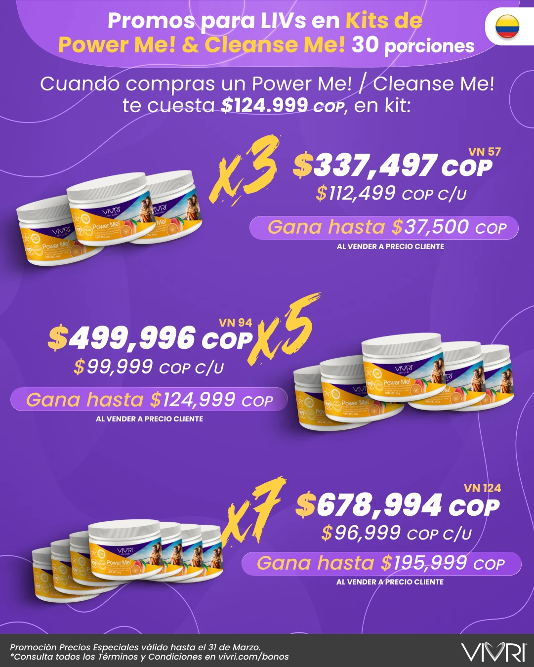 KITS X3 X5 X7 POWER ME! CLEANSE ME!