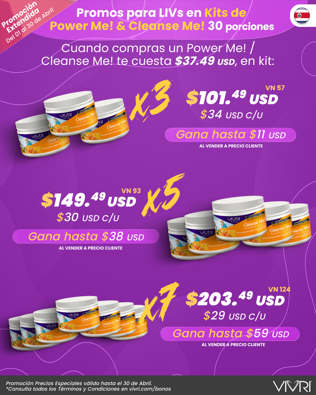 KITS X3 X5 X7 POWER ME! CLEANSE ME!