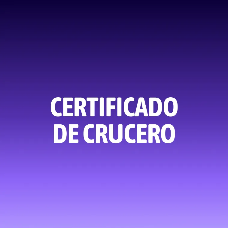 Certificado Crucero
