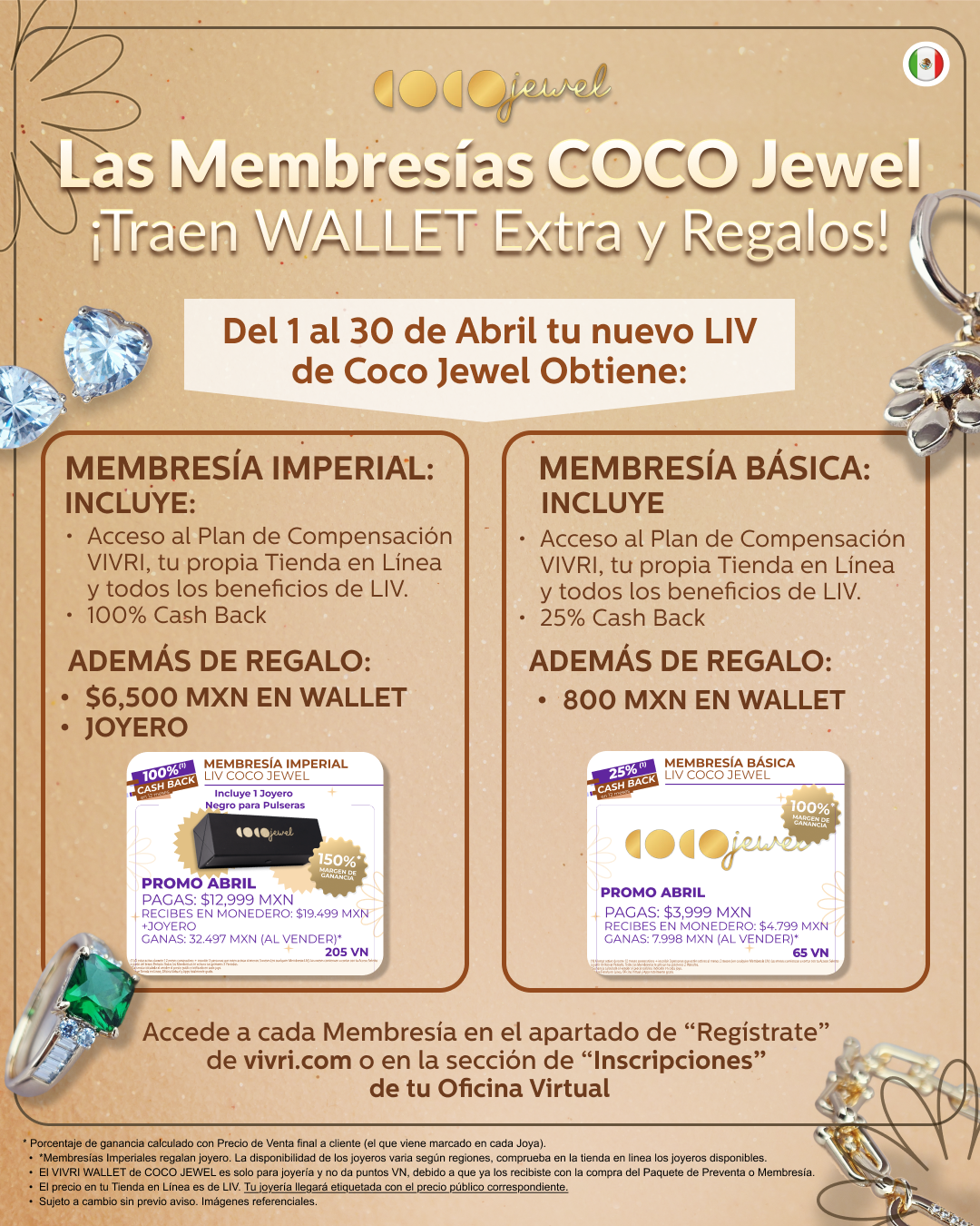 MEMBRESÍAS COCO JEWEL