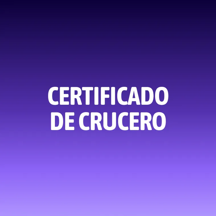 Certificado Crucero
