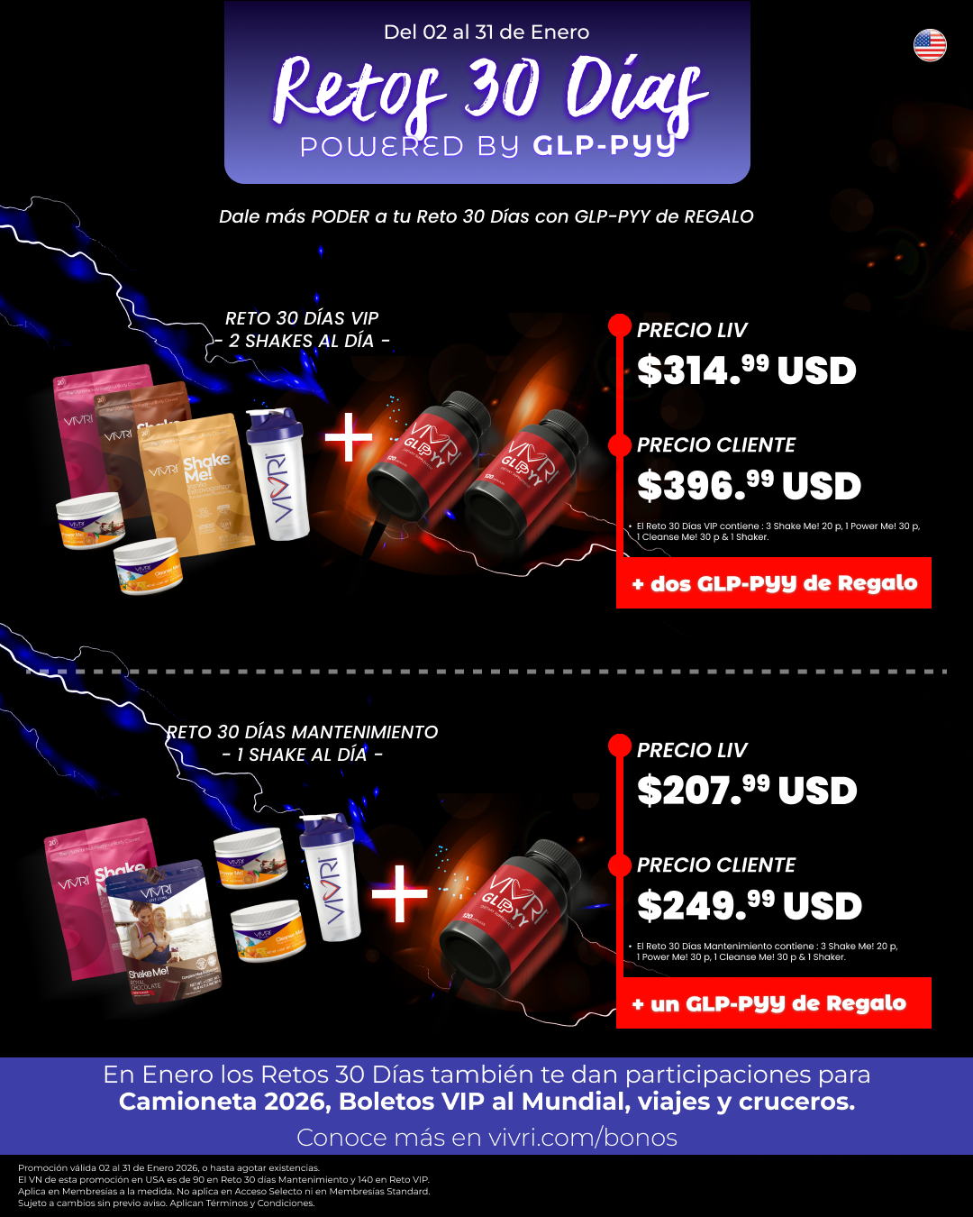 RETOS 30 DIAS BY GLP PYY